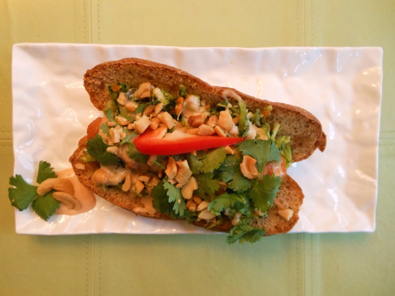 Thai Not Dog with Kale Slaw and Chili-Lime Mayo