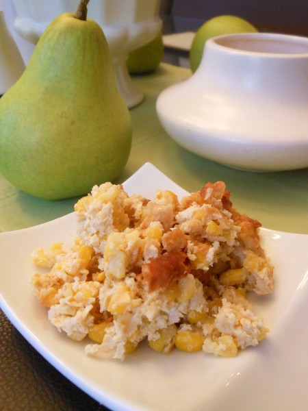 Mom's Corn Pudding--Veganized