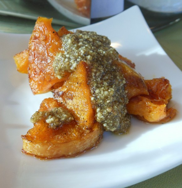 Roasted Pumpkin with Pepita Sage Pesto