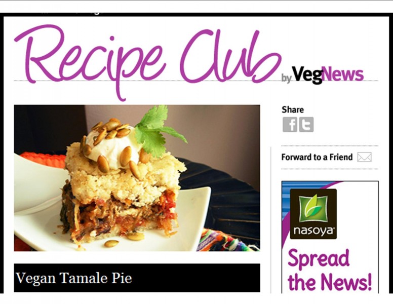 Tamale Pie--VegNews--Recipe Club--May 2013