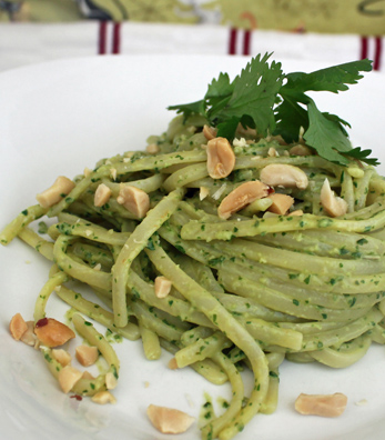 Robin Robertson--Linguine with Thai pesto