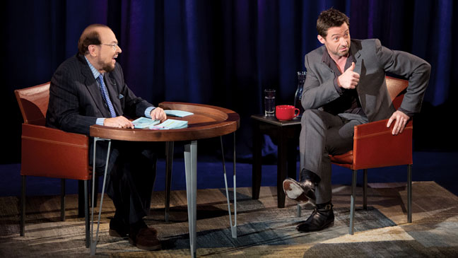 James Lipton and Hugh Jackman, "Inside the Actor's Studio."  Photo Credit: The Hollywood Reporter