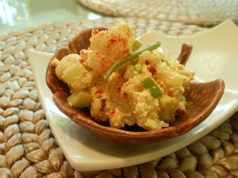 Tofu-Cauliflower Potato Salad