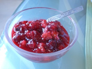 Cranberry-Clementine and Walnut Sauce