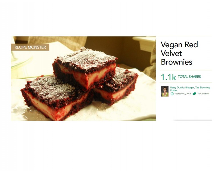 Red Velvet Brownies