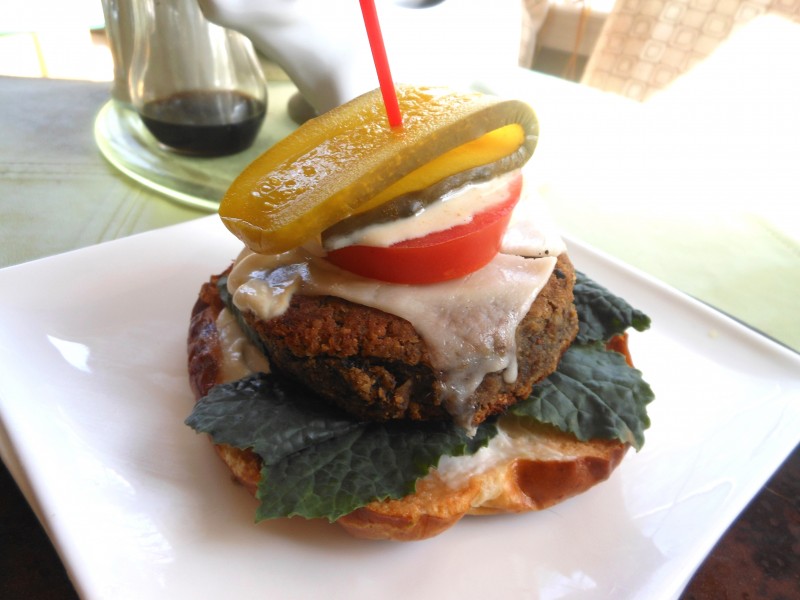 Turmeric-Tamari Black Bean Burger