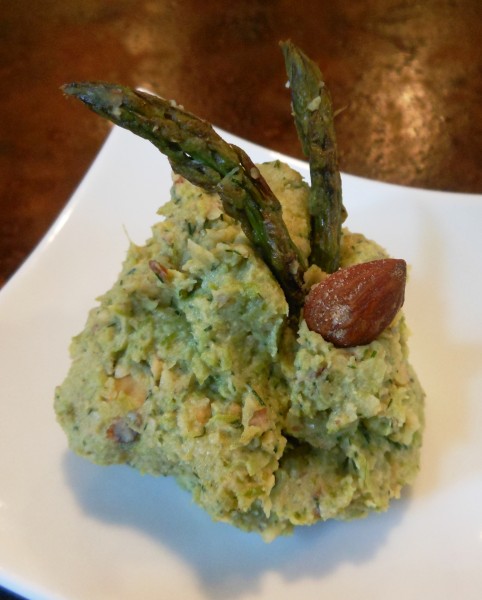 Smokey Grilled Asparagus and White Bean Spread