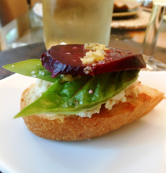 Beet Bruschetta