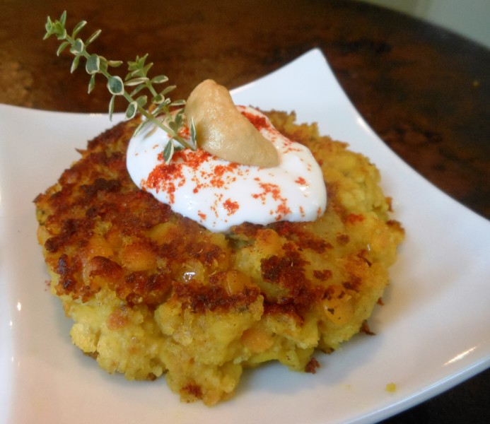 Leftover Redux--Coconut Yellow Dal Cakes