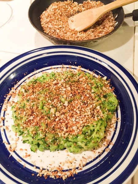 Panko Topped Cheesy Zucchini