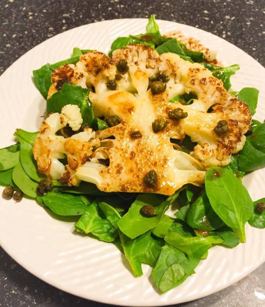 Roasted Cauliflower Salad