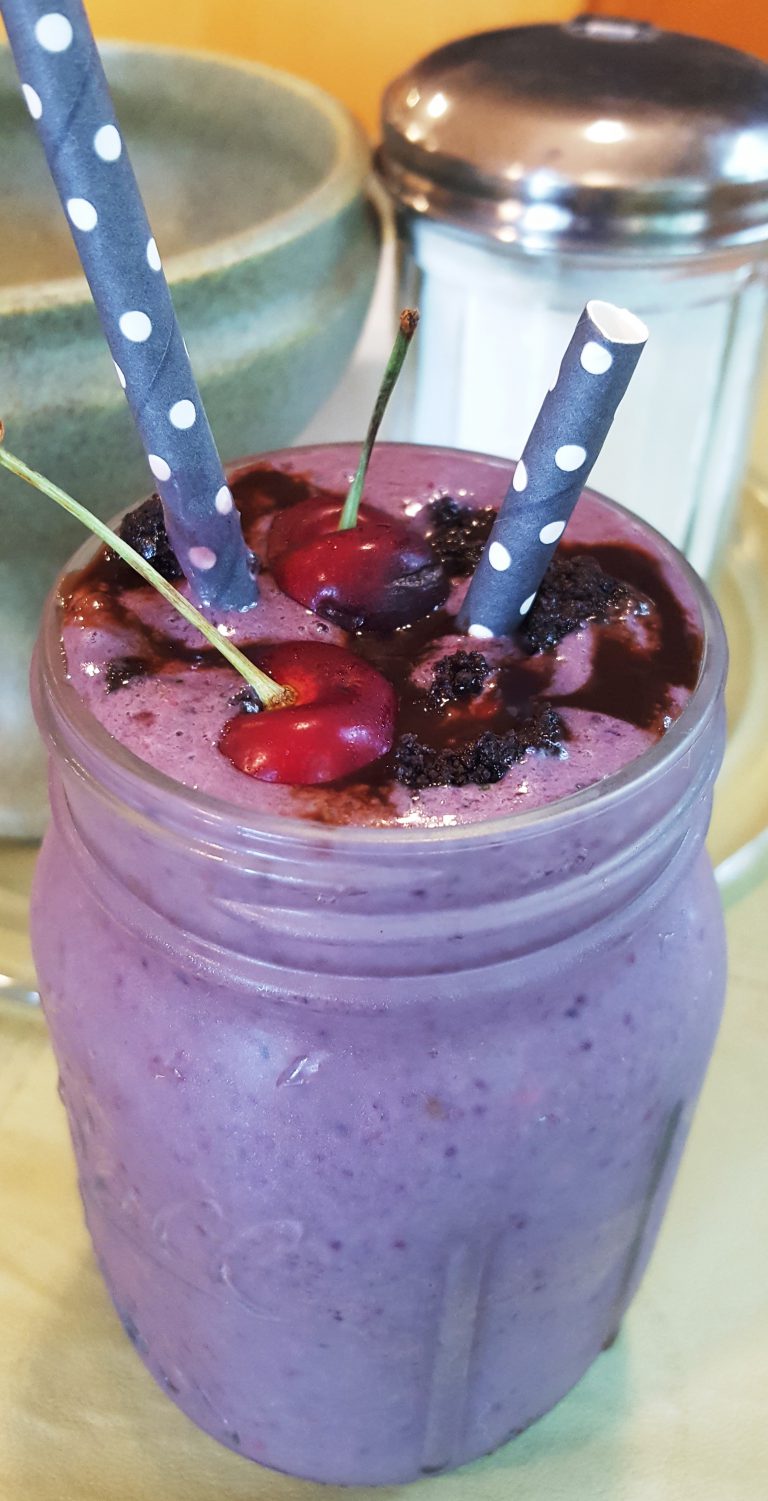 Vegan Black Forest Smoothie (Cherry & Chocolate) Vegan Recipes for