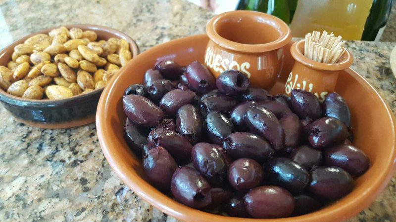 Black Olives and Paprika Marconi Almonds