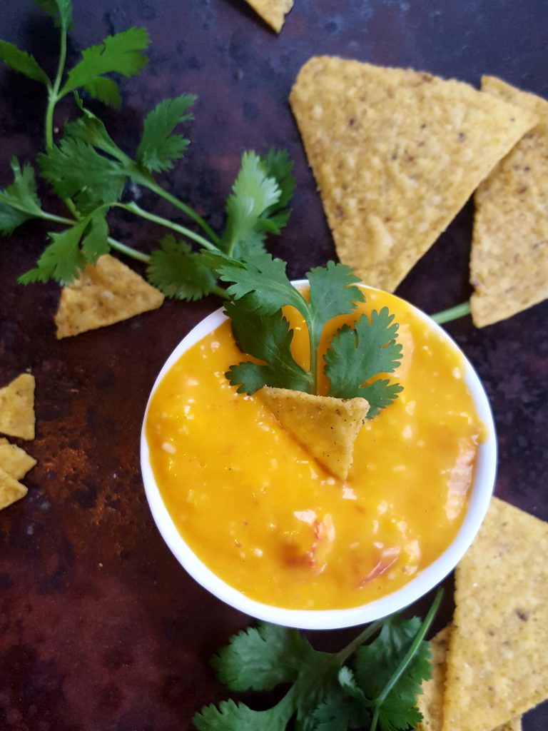 Vegan Ro*tel “Velveeta” Dip or SauceThe BEST Hot Vegan Cheese Dip or SauceGet Your Super Bowl