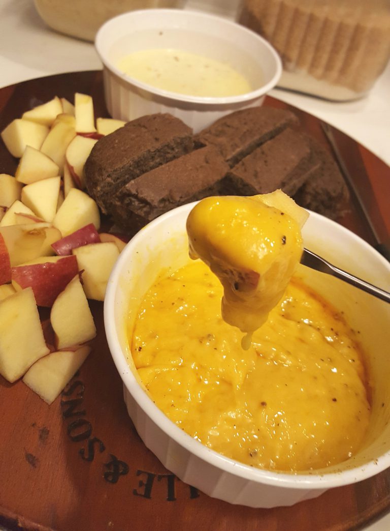 Vegan (Microwave) Cheese Fondue Vegan Recipes for Vegans and