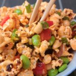 Asian Fusion Popcorn Salad (vegan & plant-based)