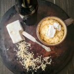 Beer Bread in a Microwave Mug–with garlic & parmesan (vegan/plant-based)