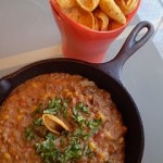 Vegan Queso con Carne Dip (A Super-Healthy Choice for a Super Bowl Snack Supper)