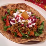 Vegan Tunisian Tostatos with Vegan Lemon-Chili Cream