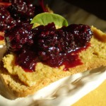Vegan Cheddar “Cheese” Spread with Savory Blackberry Chutney