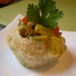Vegan “Southern” Indian Cilantro-Scented Cardamom-Coconut Cream Blackeyed Peas, Peppers & Spinach