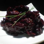 Vegan Fresh Blueberry and Golden Grape Tomato Chutney