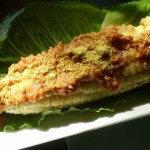 Vegan Roasted Corn with Spicy Romesco Sauce