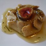 Vegan Fresh Fig (or Other Fresh Fruit) and Cashew Cream Crostada with Rosemary Caramel Sauce
