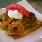 Vegan Nachos with Sage-Scented White Beans and Cheddar-Spinach Sauce