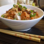 Vegan Thai Red Curry, Pumpkin and Coconut Milk Sauce with Fresh Peanut Butter-Roasted Pumpkin and Tofu Recipe