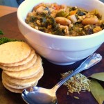 VegKitchen Features The Blooming Platter Cookbook’s Vegan “White Bean and Kale Stew” with Fennel and Vegan Sausage