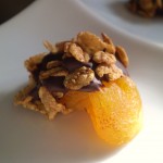 Heart Healthy Valentine’s Treats: Vegan Chocolate-Dipped Dried Apricots with Crunchy Coating and an Uncle Sam Cereal Product Review