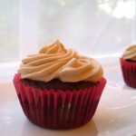Vegan Kahlua-Spiked Chocolate-Almond Cupcakes with Coconut-Espresso Buttercream Frosting