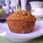 Bloomin’ Best Vegan Sweet Potato and Pumpkin Butter Muffins