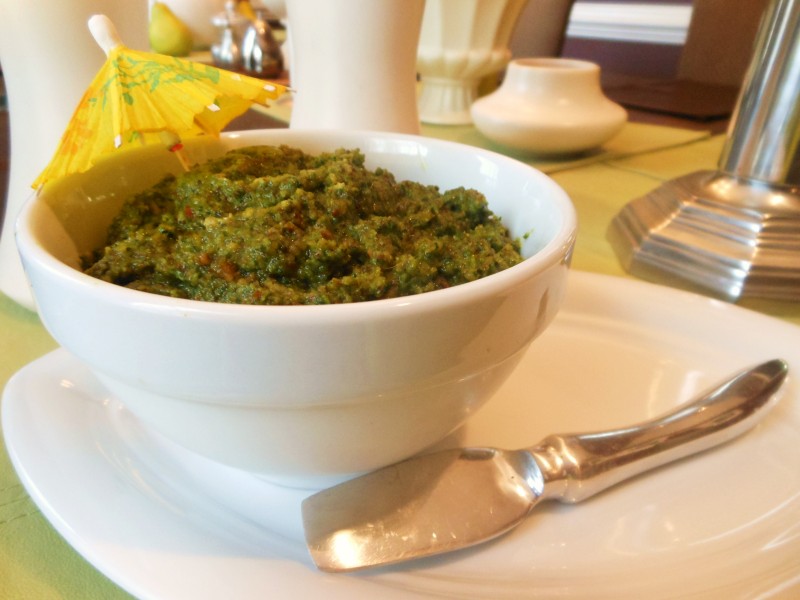 Vegan Spinach and Smoked Almond Spread