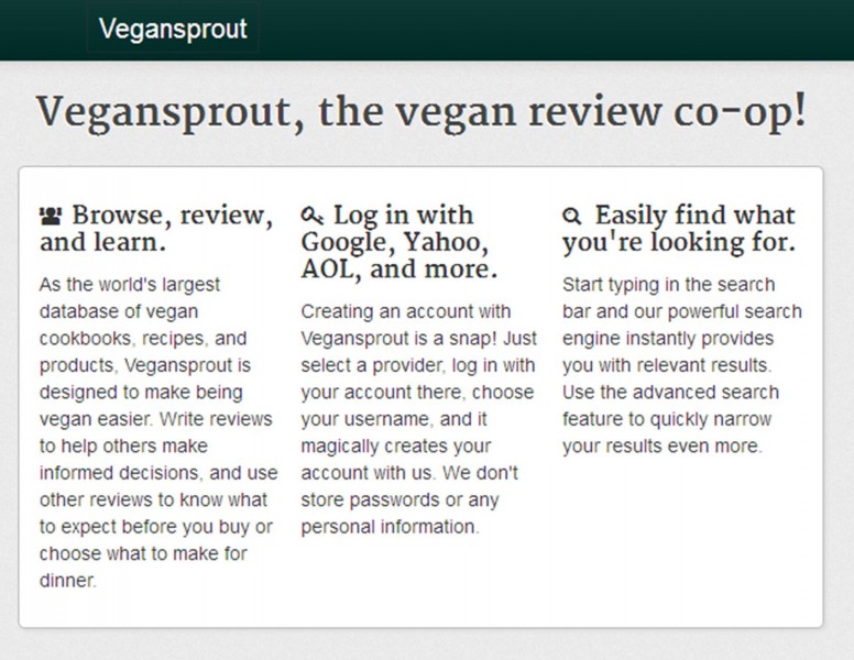 Vegansprout.com Takes Root | Vegan Recipes for Vegans and Vegetarians ...