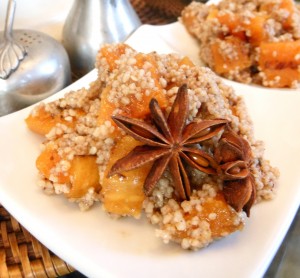 Cous-Cous with Grilled Butternut Squash