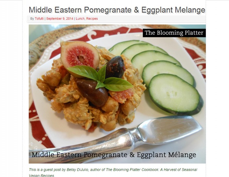 Middle Eastern Pomegranate and Eggplant Melange