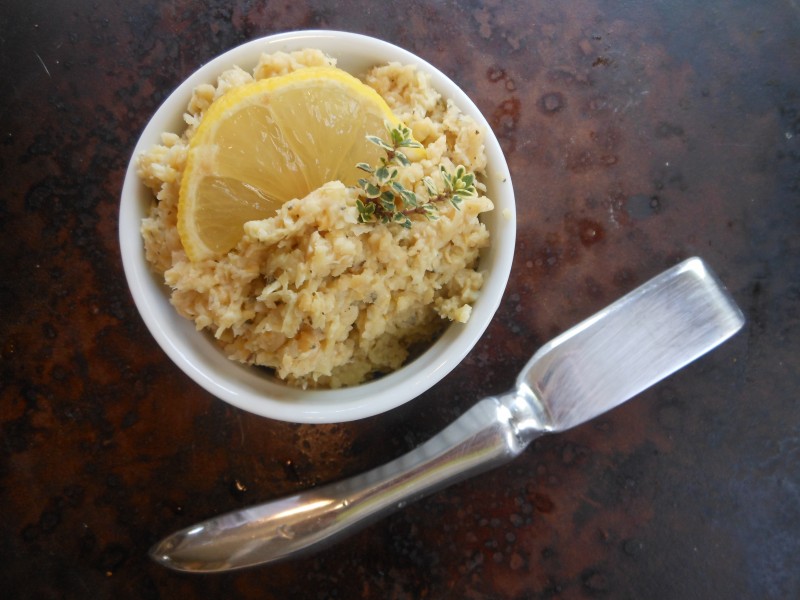Lemony Agean Artichoke and Chickpea Spread