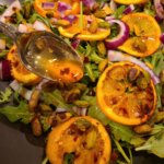 Roasted Orange Salad with Smokey Orange Dressing (vegan & plant-based)