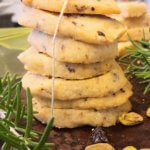 Russian Almond Cookies (with Pistachio and Dried Cherry/ Cranberry Variation) [vegan & plant-based]