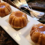 Glazed Amaretto (or Rum) Mini Bundt Cakes (vegan & plant-based)