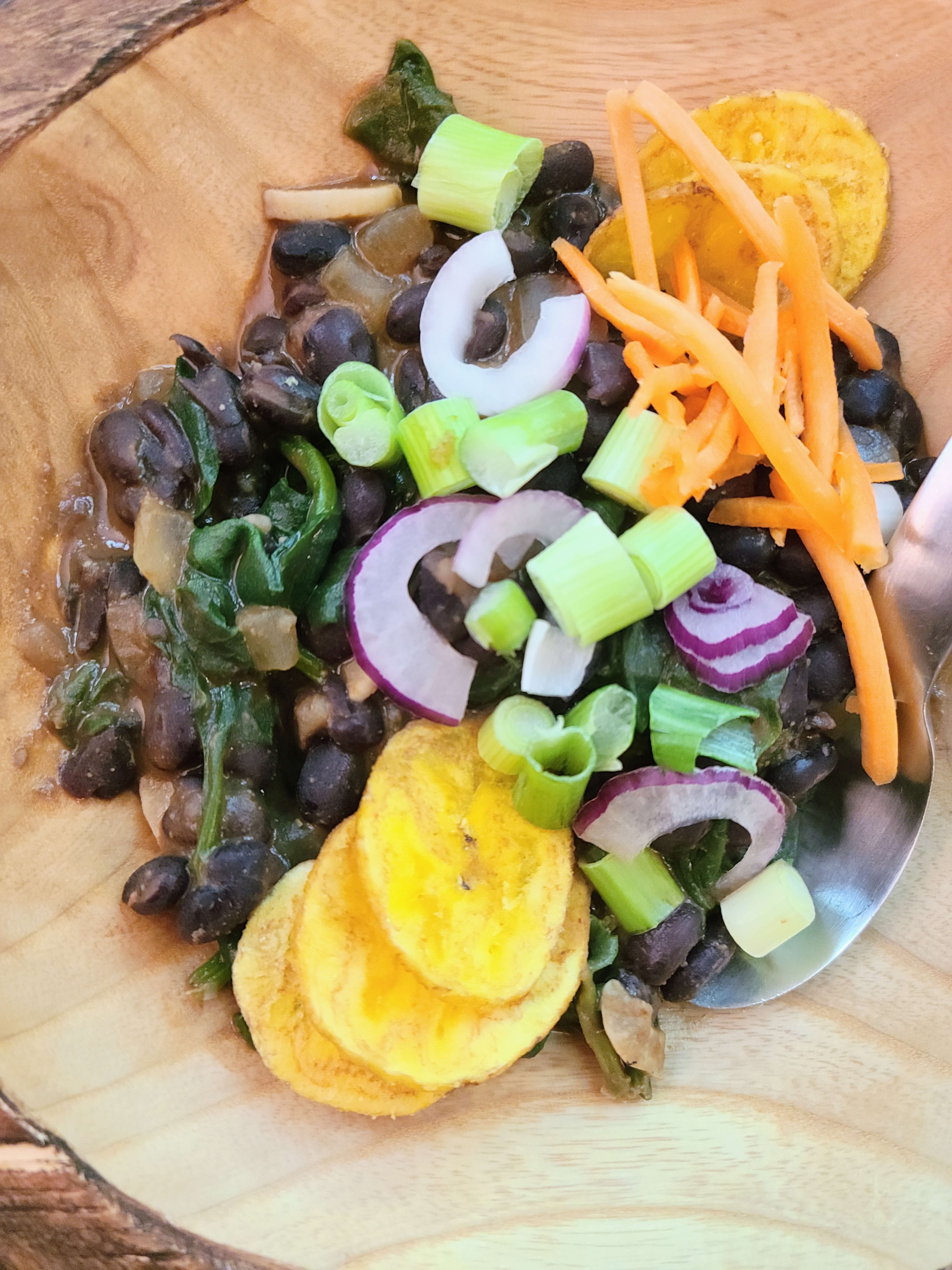 Black Beans & Greens in Coconut Milk (vegan & plant-based)