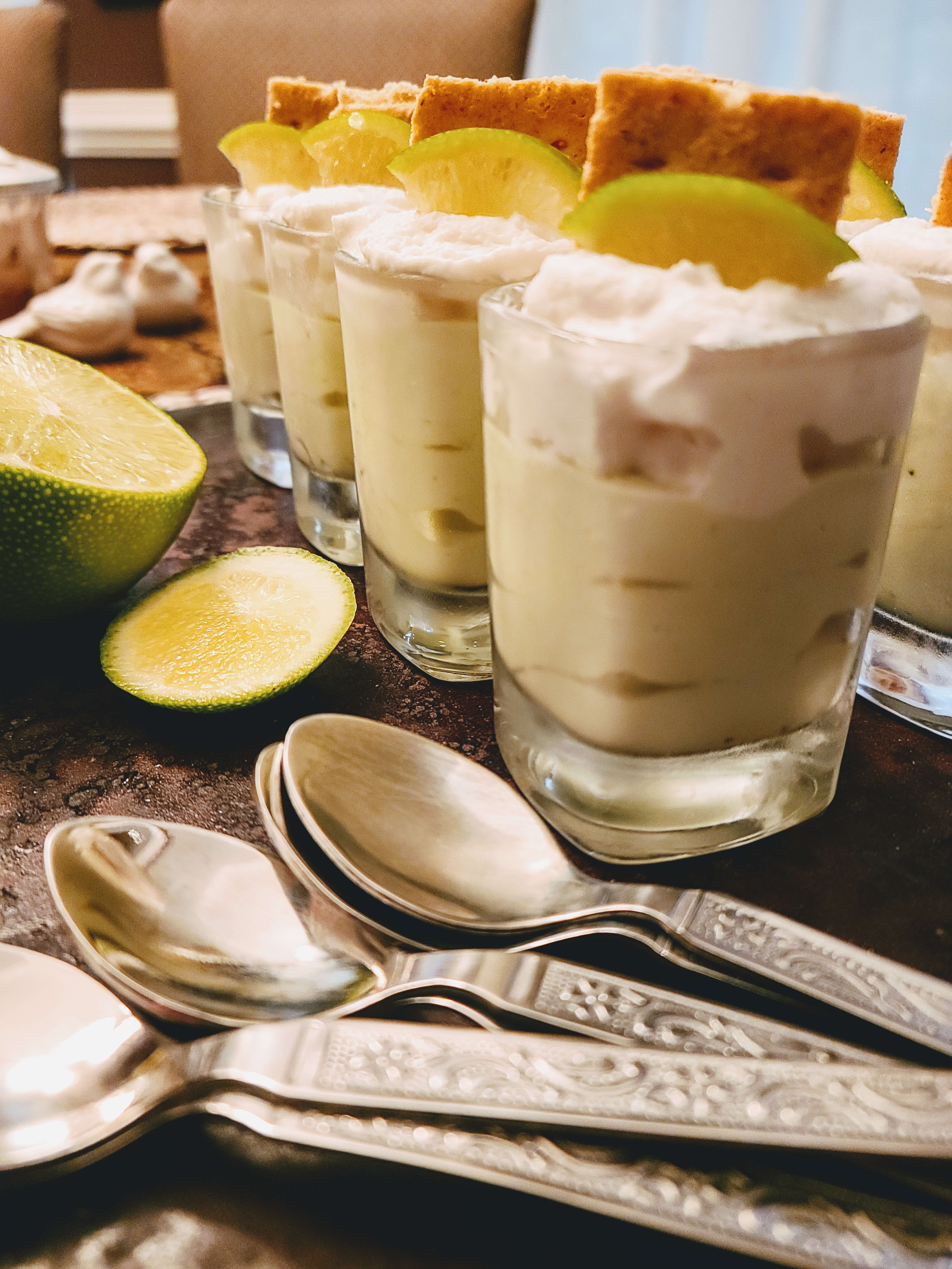 Mini No-Bake Key Lime Pies (vegan/plant-based)