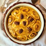 Quick & Easy Pumpkin Spice Cinnamon Rolls (vegan/plant-based)