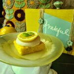 Quick Lemon Bars with “Cheesecake” Topping (vegan/plant-based)