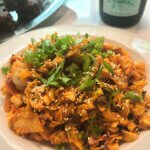 Krunchy Kimchi Slaw with Chili Crisp (super simple, 6-ingredient,vegan/ plant-based)