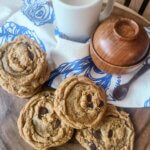 Thin & Chewy Chocolate Chip Cookies (vegan/plant-based)