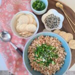 Layered Asian Dip with a Twist (vegan/plant-based)