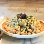 Spinach, White Bean & Cauliflower Vinaigrette (vegan/plant-based)